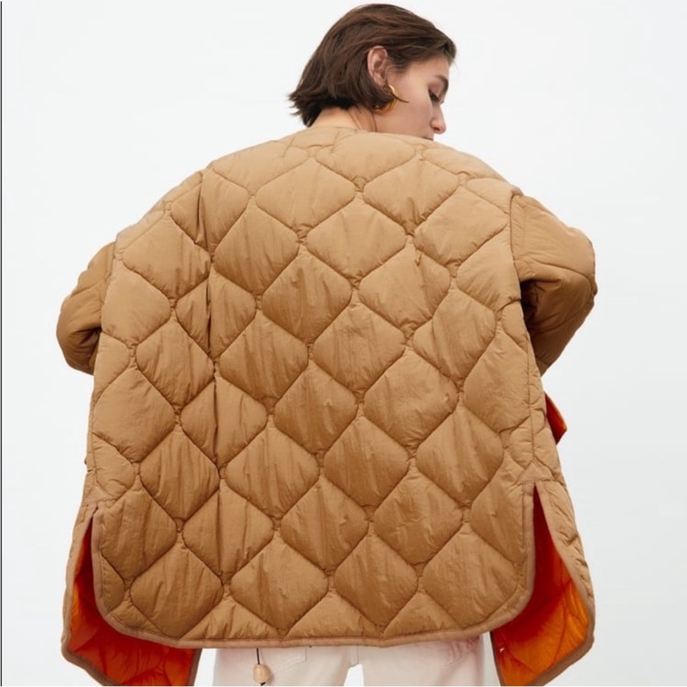 Zara oversized puffer jacket